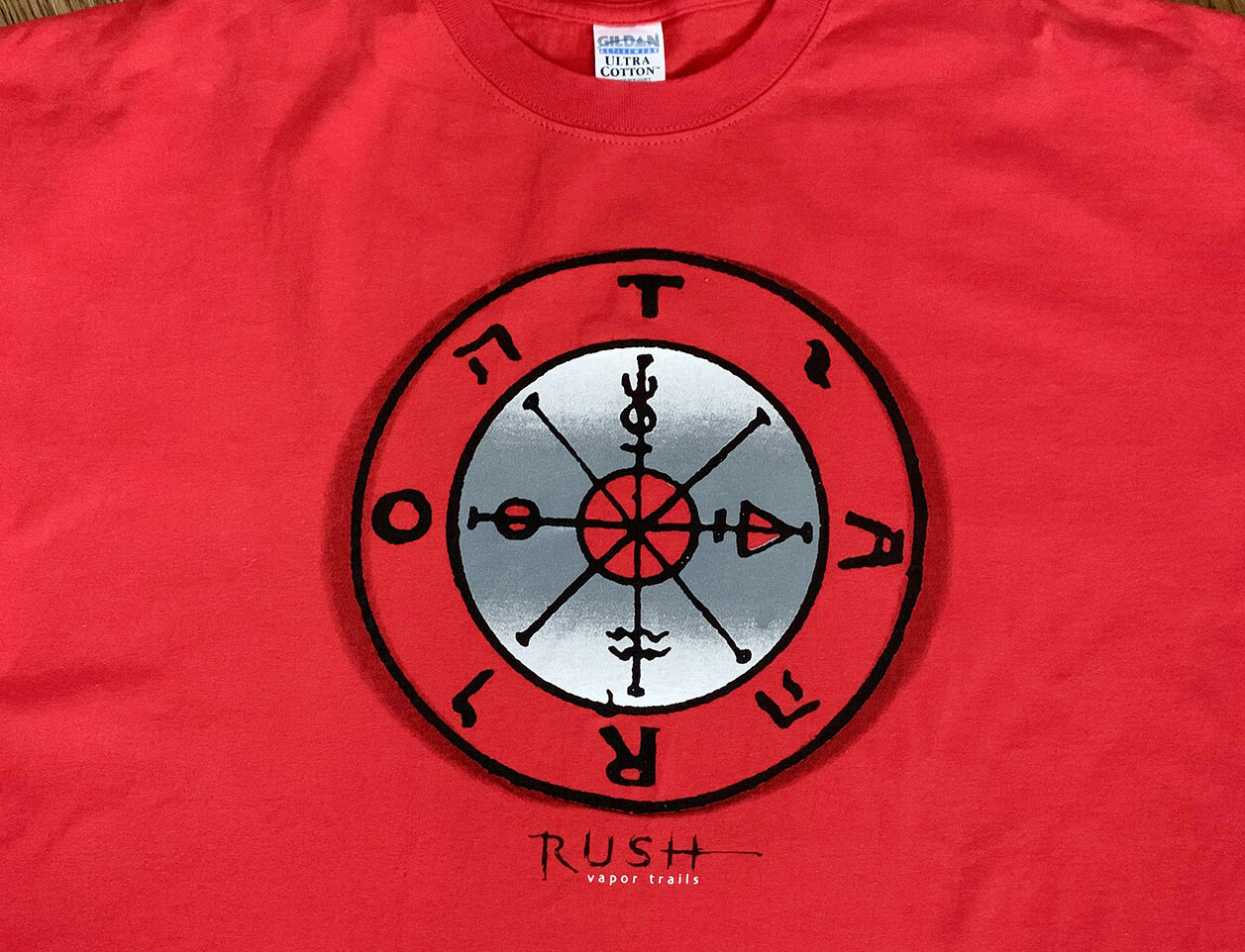 Rush Vapor Trails 2002 Red Tour T Shirt (Size XXL) — RootsBK